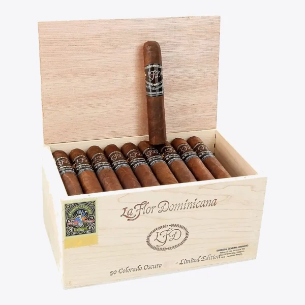La Flor Dominicana Colorado Oscuro No 4 Box