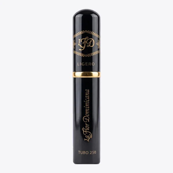 La Flor Dominicana Ligero L-250 Tubo cigar in its tube
