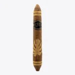 La Flor Dominicana Salomon Unico single cigar, dark wrapper with a light leaf design