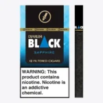 Djarum Black Sapphire pack and cigar