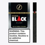 Djarum Black Silver pack and cigar