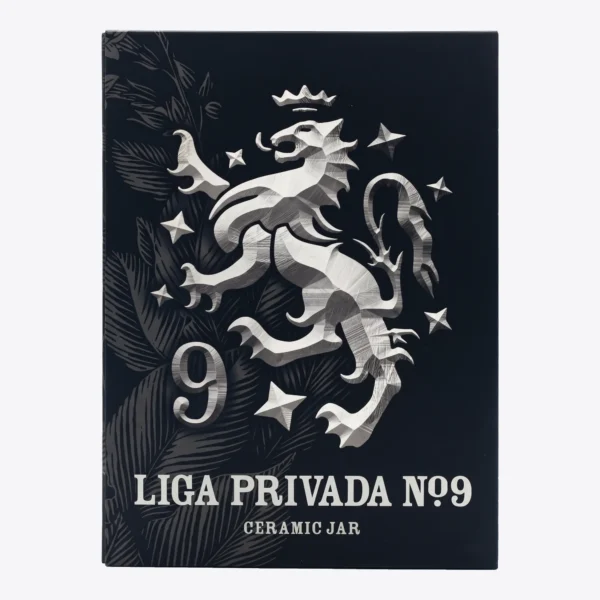 Drew Estate Liga Privada No. 9 Black Ceramic Jar Humidor Gift Box Drew Estate Liga Privada No. 9 Black Ceramic Jar Humidor gift box