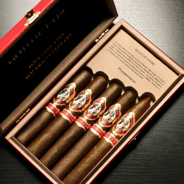 God of Fire By Don Carlos and Carlito Limited Edition 5 Cigar Gift Box