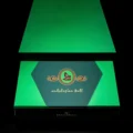 La Flor Dominicana Andalusian Bull 10th Anniversary Maduro box, closed, in green and black