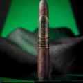 Single Andalusian Bull 10th Anniversary Maduro cigar standing on its foot