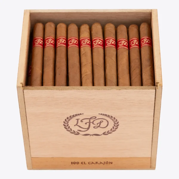 La Flor Dominicana El Carajon box, open