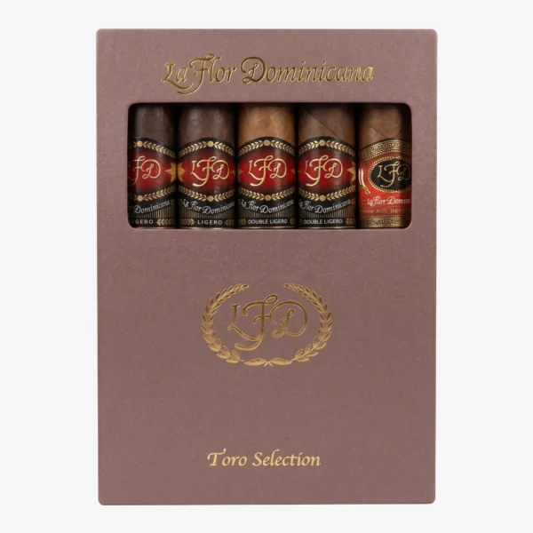 La Flor Dominicana Toro Selection 5-Cigar Sampler Gift Box La Flor Dominicana Toro Selection 5-Cigar Sampler Gift Box