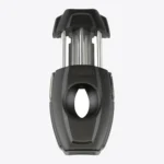 XIKAR VX2 V-Cut in Black, open, showing the cutting bowl